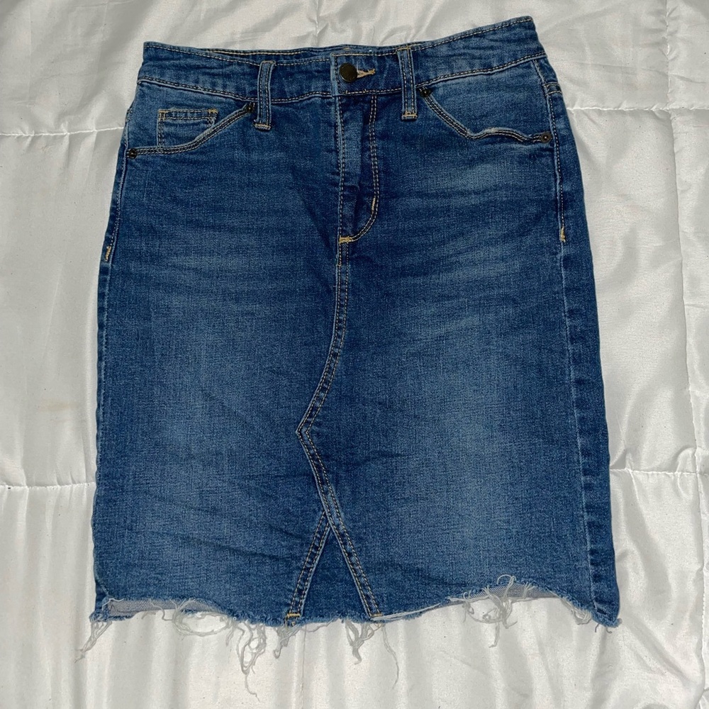 UniversalThread Jean Skirt